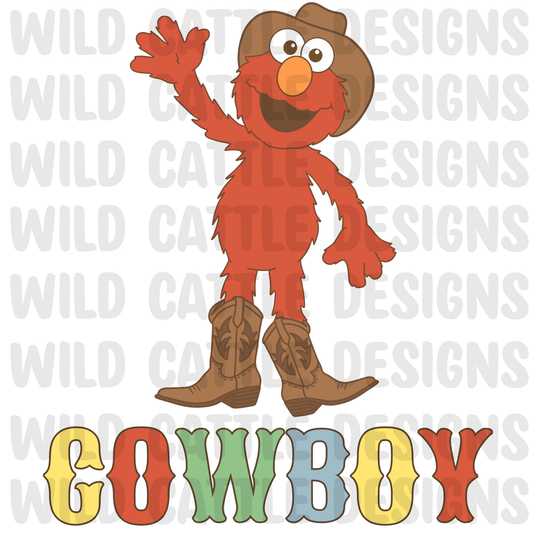 Muted wild ranch cowboy png