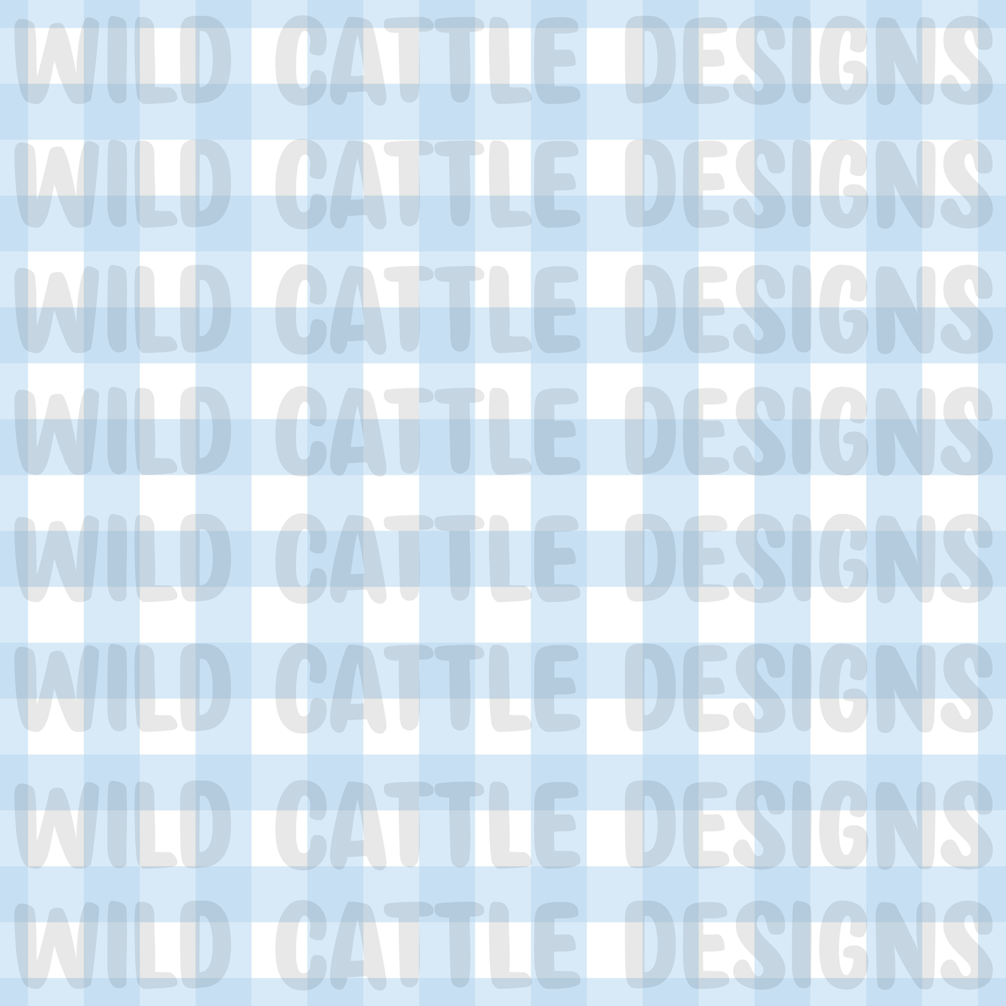 Muted wild reef blue plaid