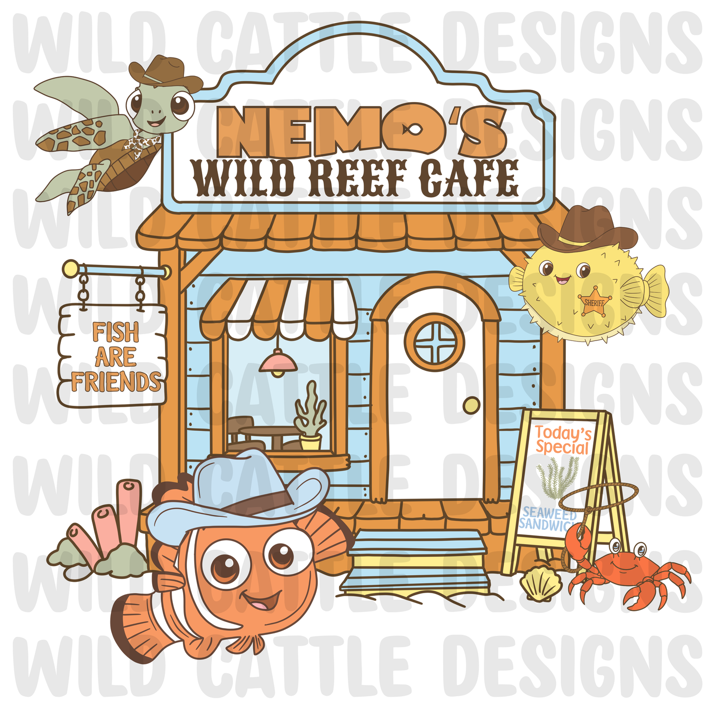 Muted wild reef cafe png