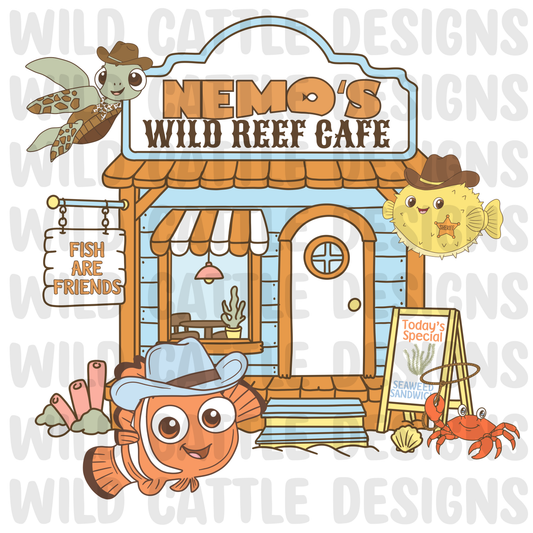 Muted wild reef cafe png