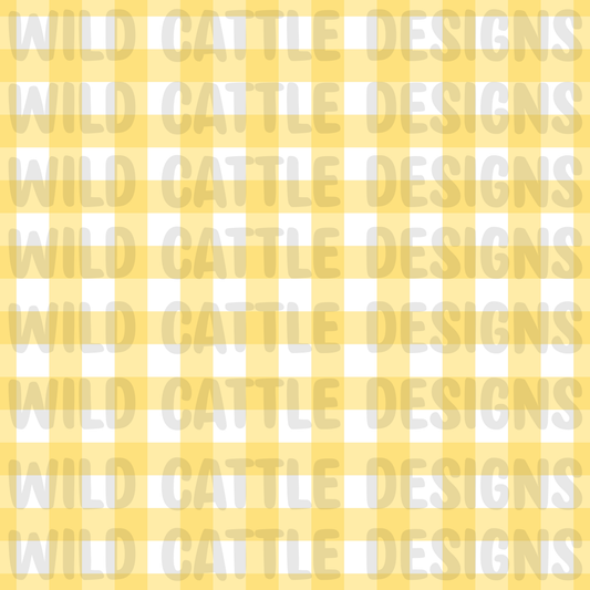 Muted wild reef yellow plaid