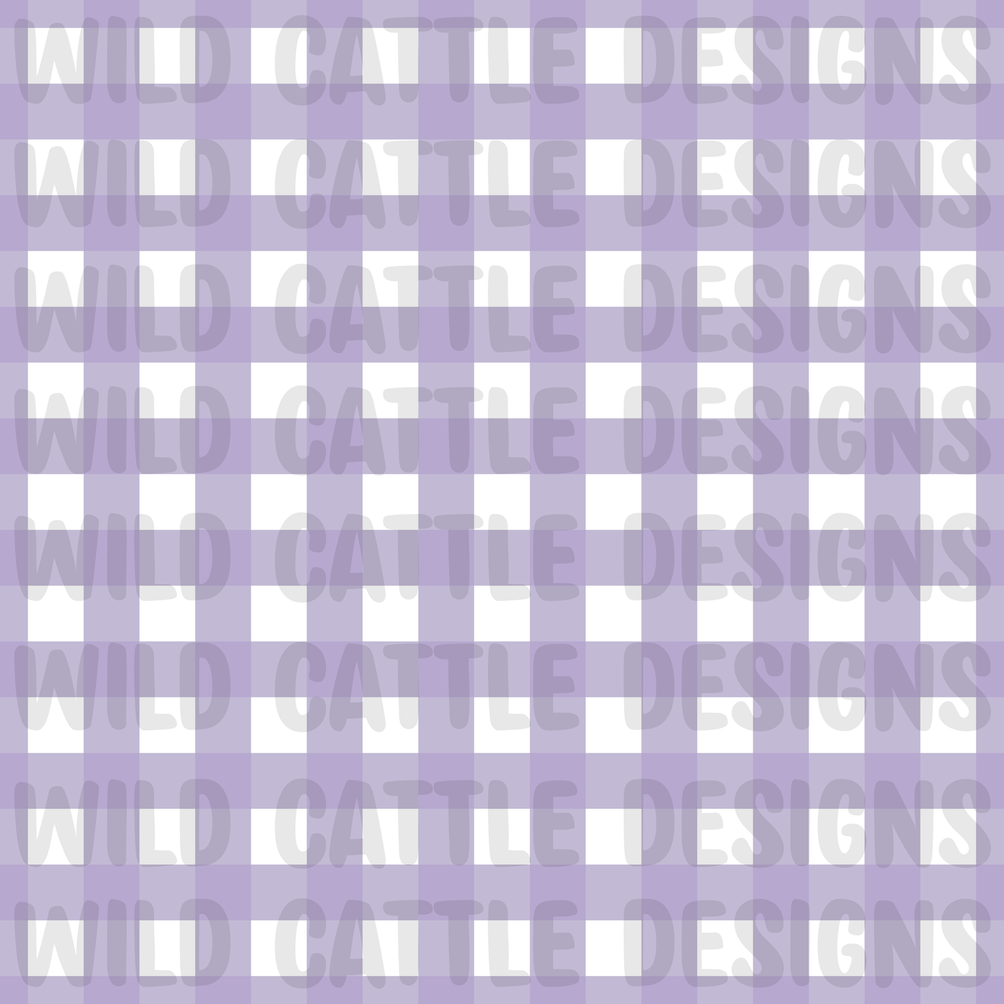 Muted wild west monsters purple plaid