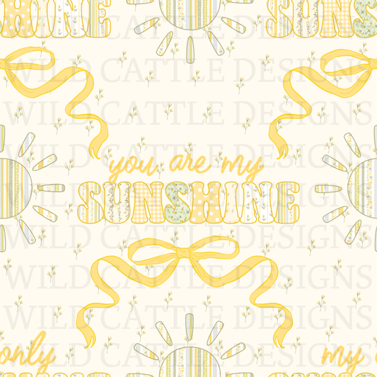 My sunshine bows seamless