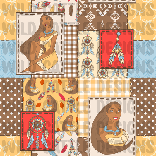 Native princess patchwork
