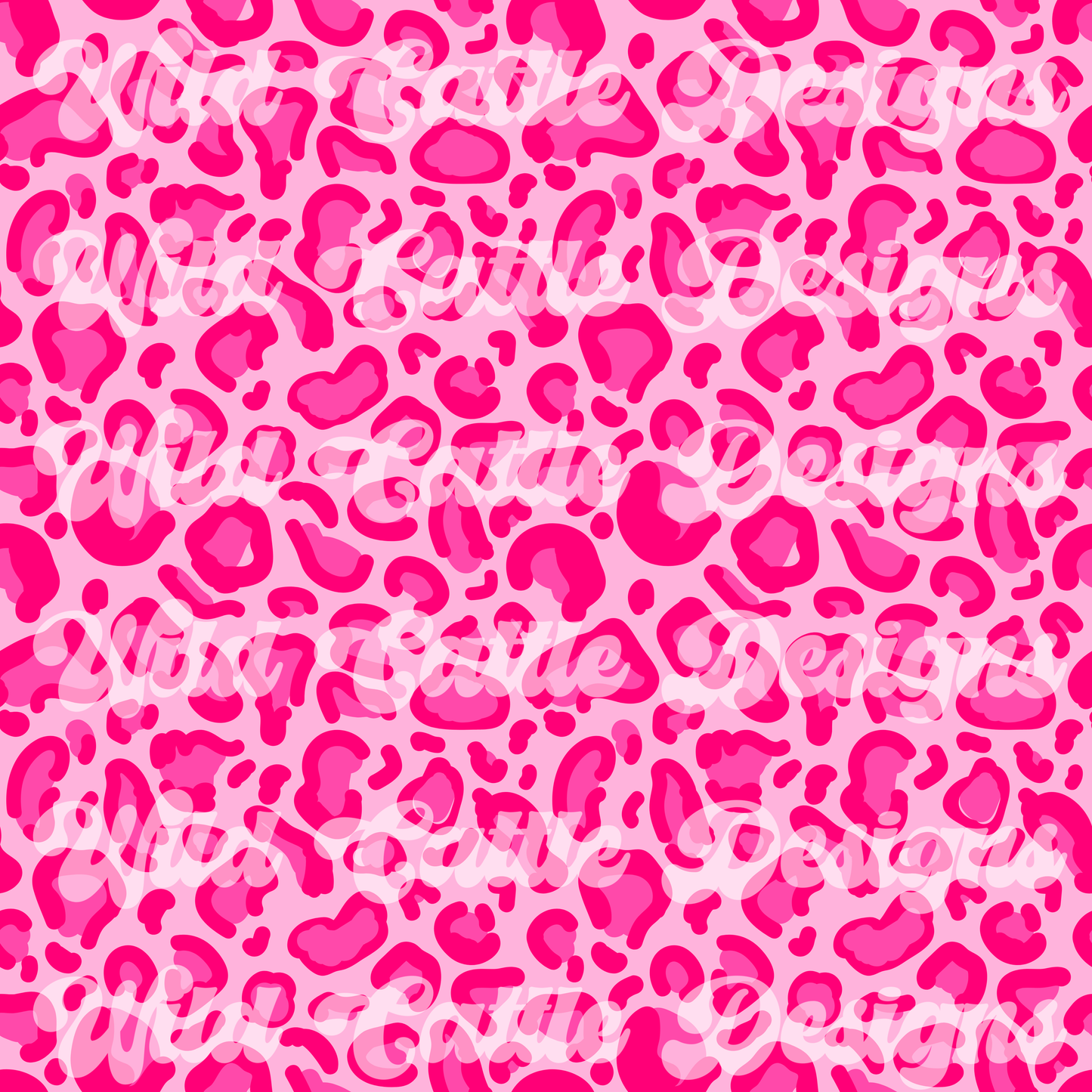 Neon pink cheetah seamless