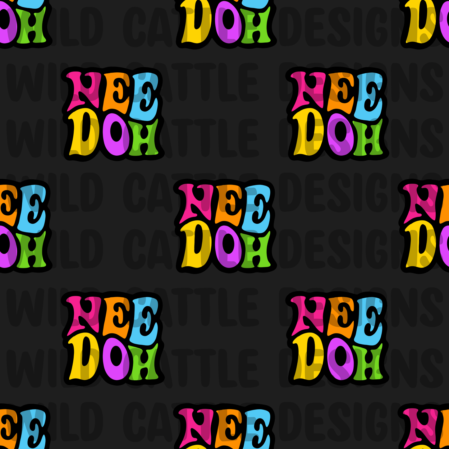 Neon squish seamless