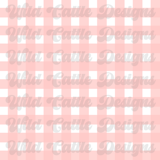 pastel beach day gingham seamless