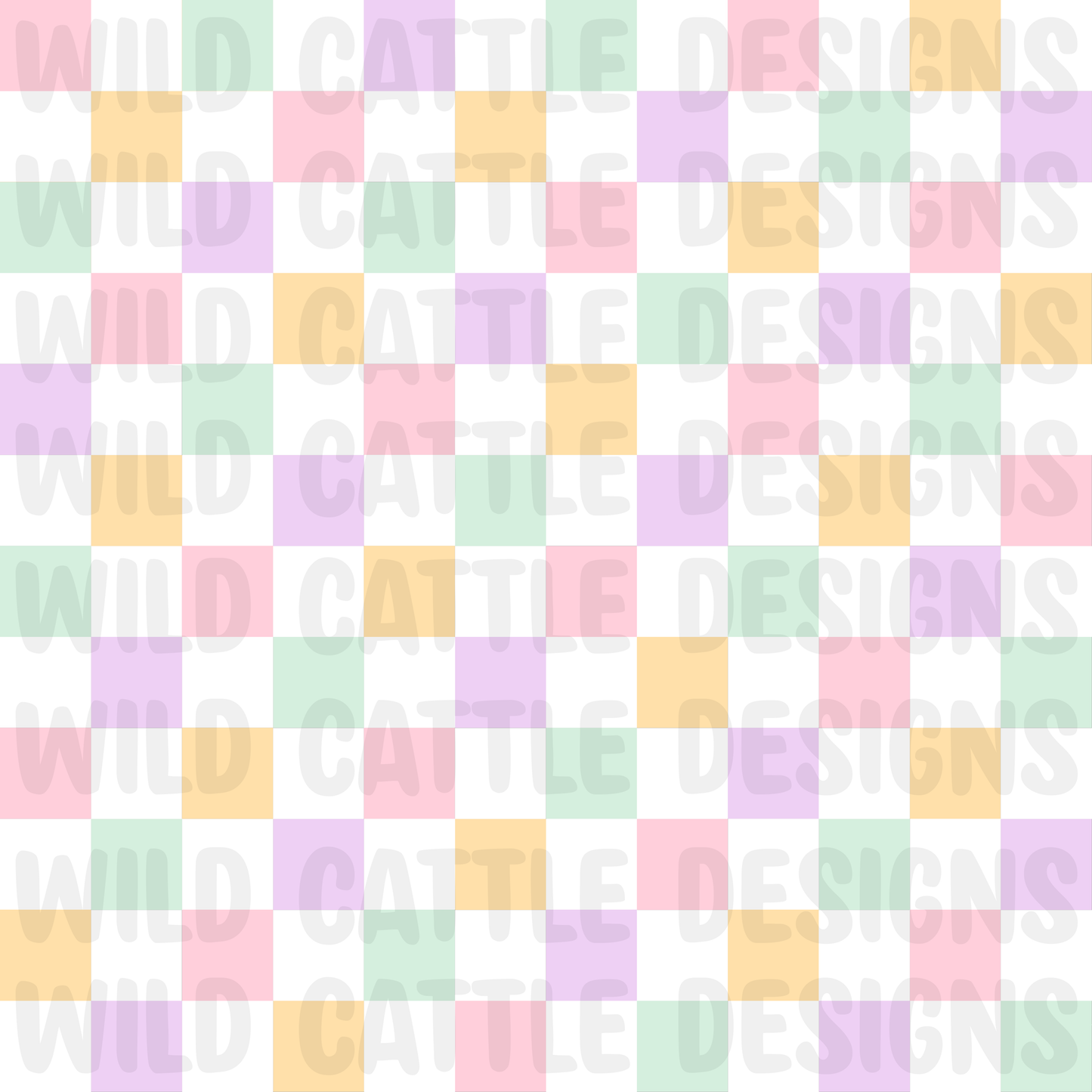 Pastel birthday goose checker