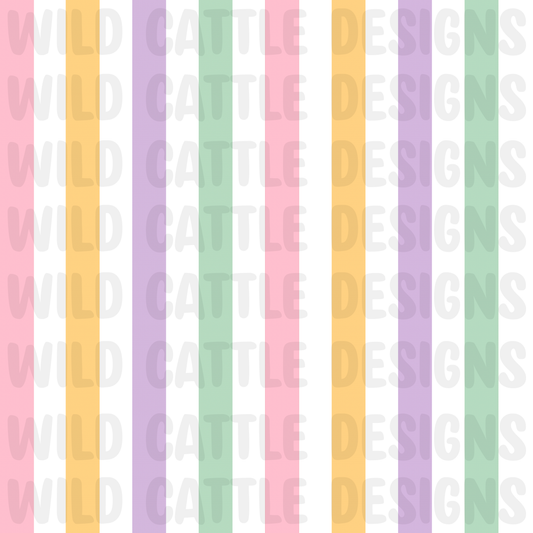 Pastel birthday goose stripes