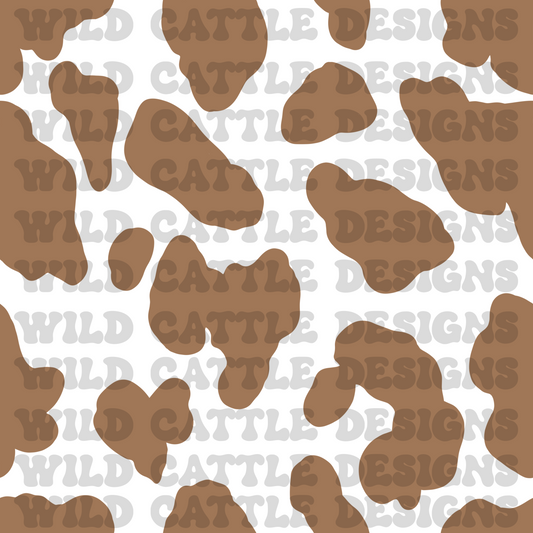 Pastel muted cowprint seamless