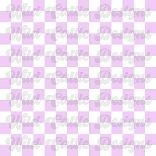 pastel purple easter checkered seamless
