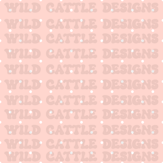 Pink fancy goose dot seamless