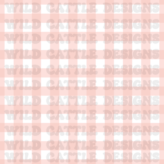 Pink fancy goose plaid seamless