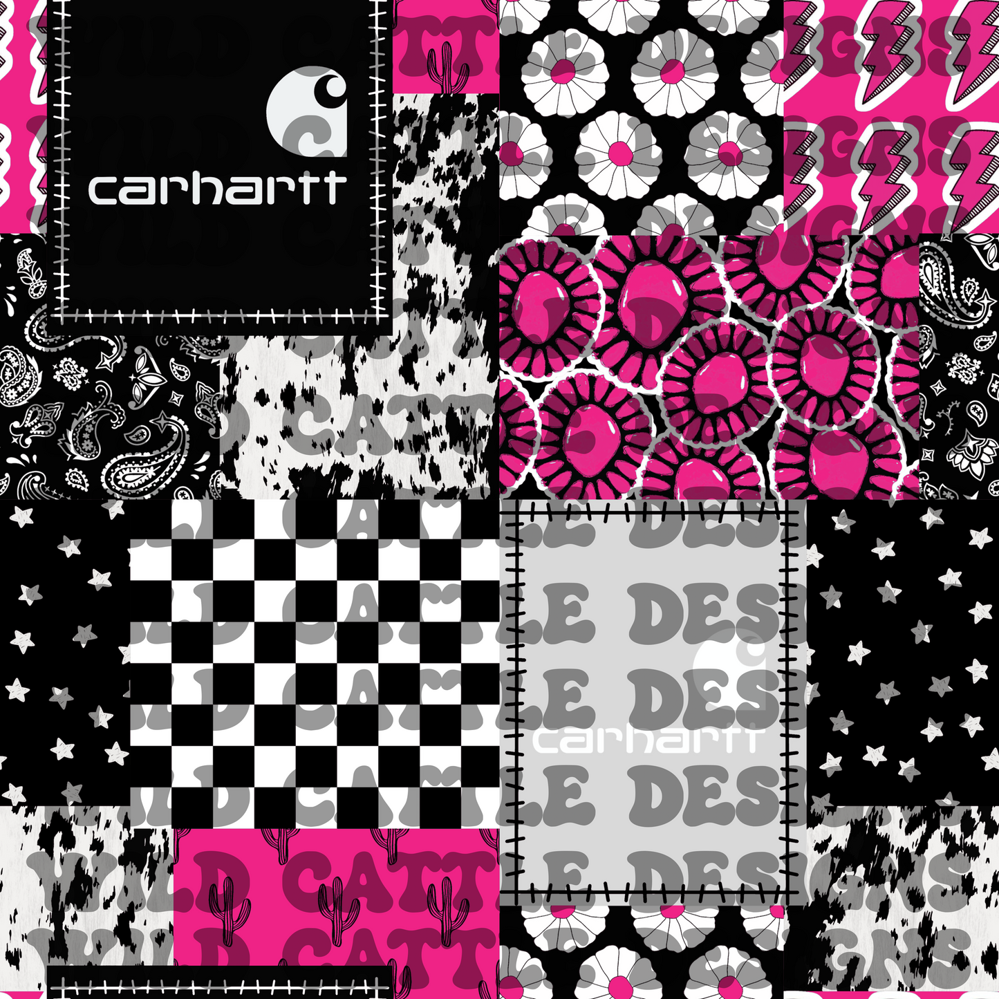 Pink lover patchwork