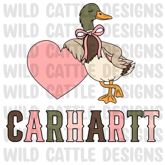 Pink Valentine mallard png