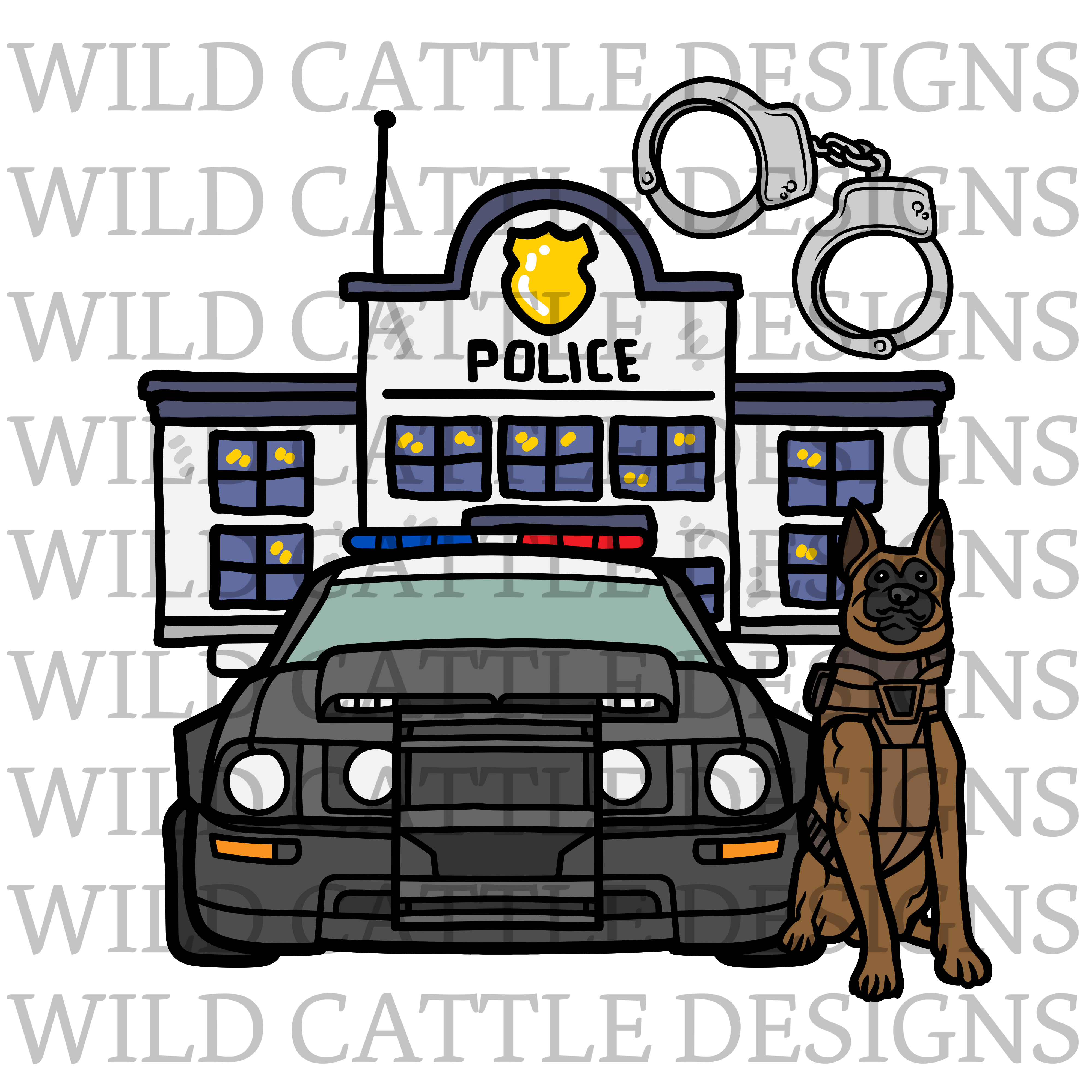 Police png – Wild Cattle Designs