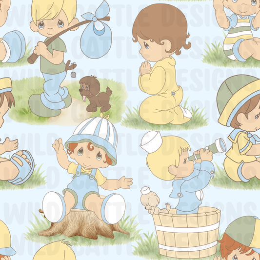 Precious boys seamless