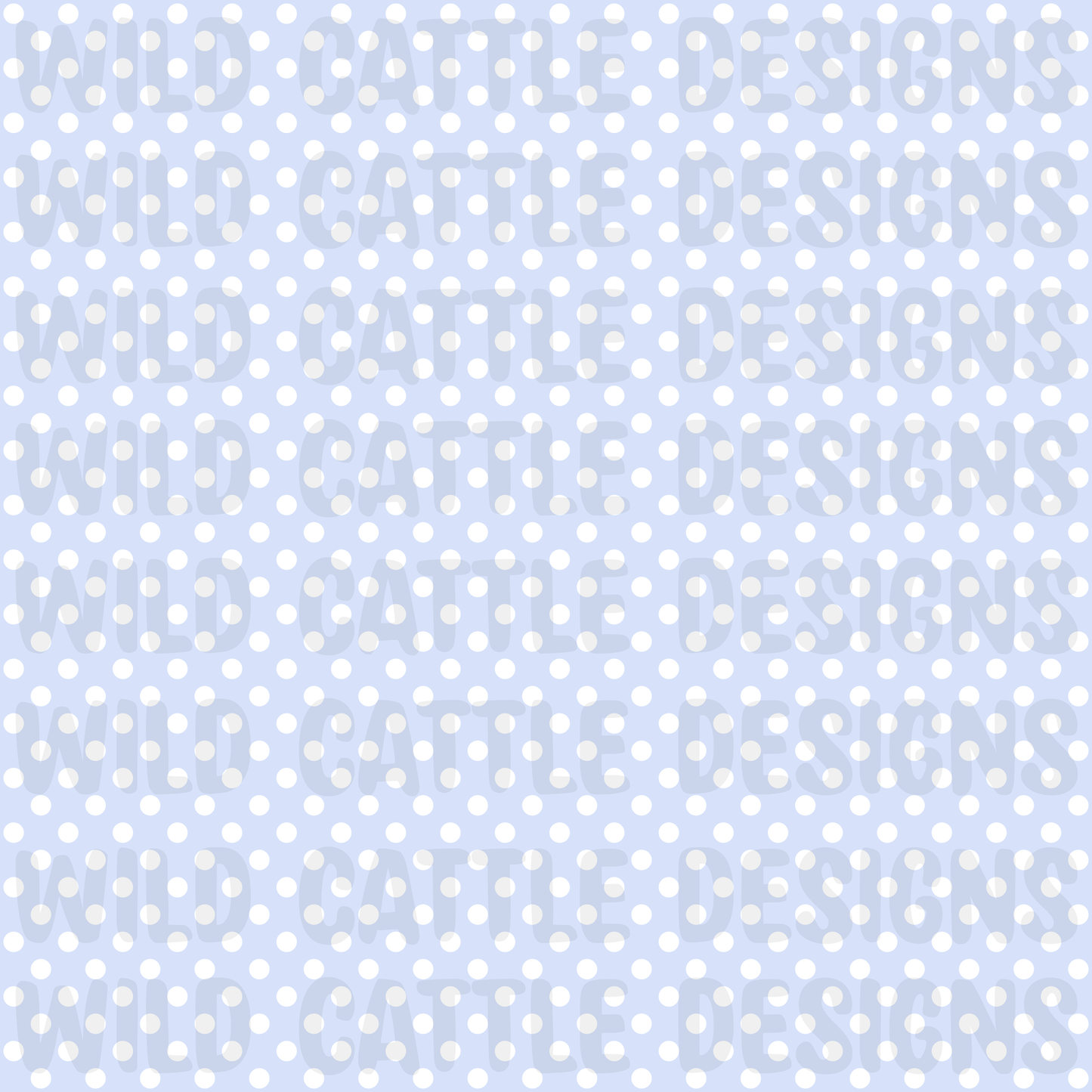 Preppy coquette blue dots
