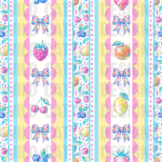 Preppy fruit stripes