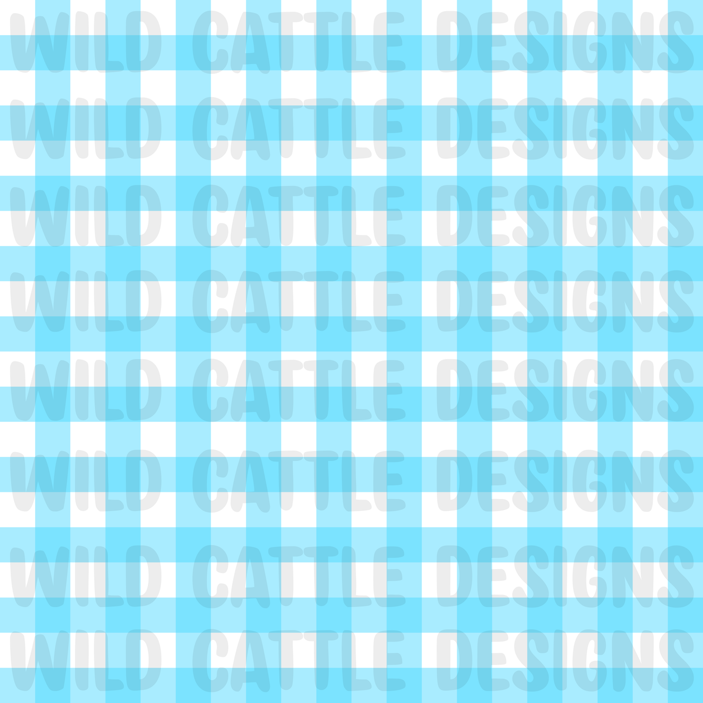 Preppy seaside blue plaid