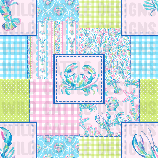 Preppy seaside patchwork