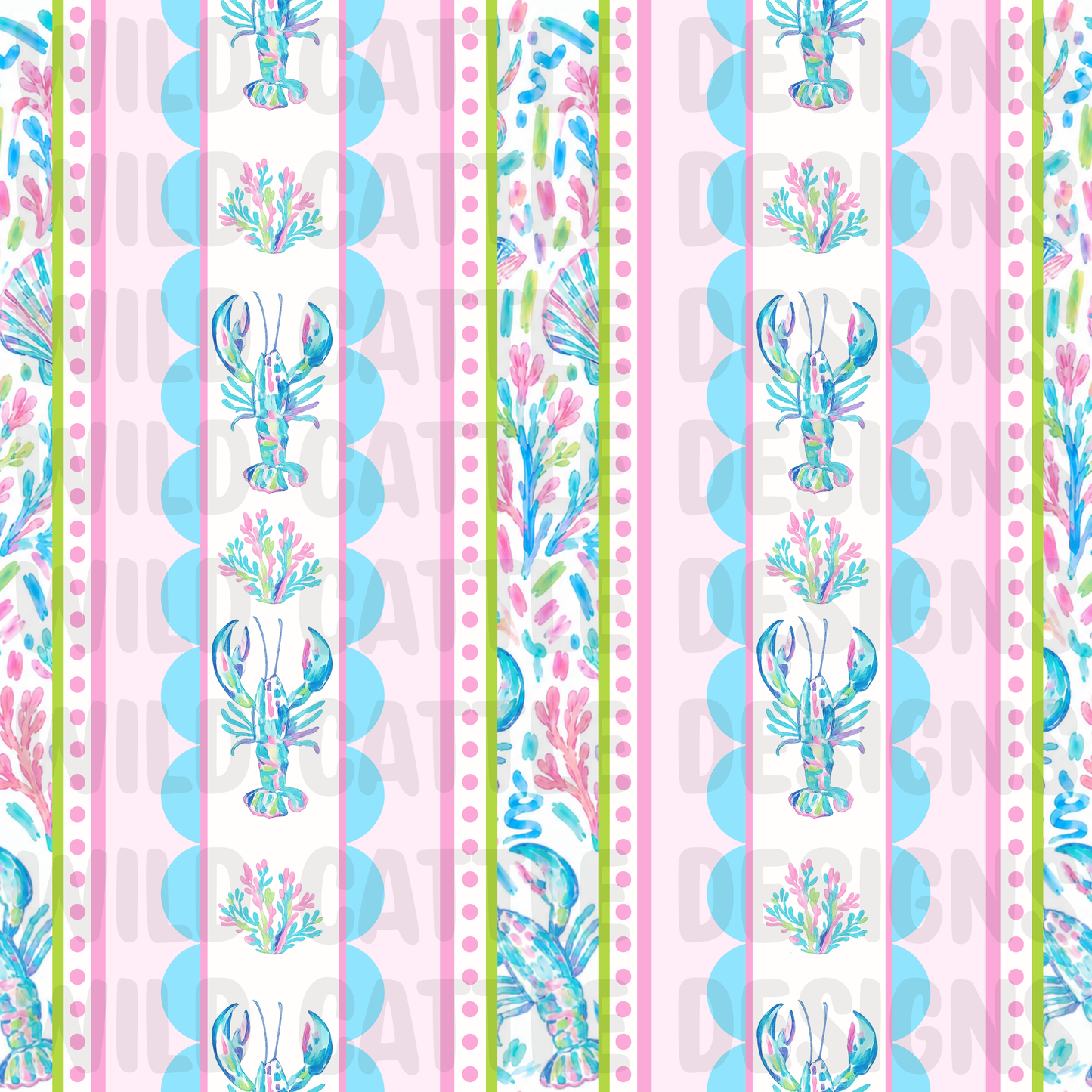 Preppy seaside stripes