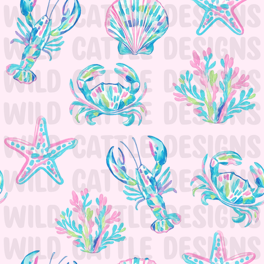 Preppy seaside seamless