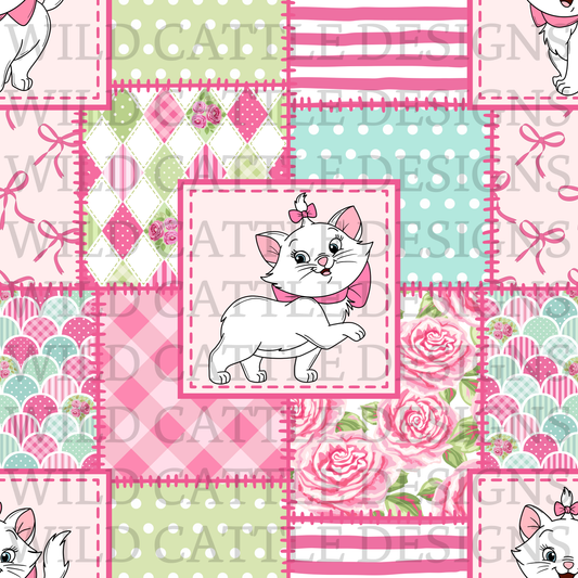 Pretty cat patchwork