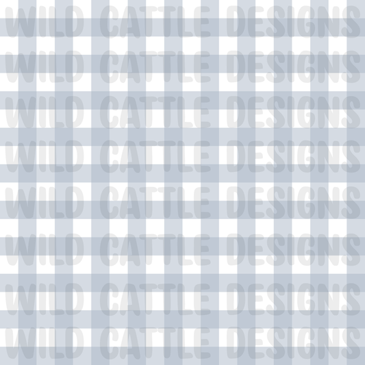 Pretty chicken blue plaid