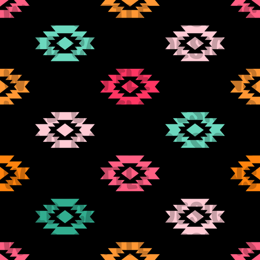 Punchy cowgirl aztec