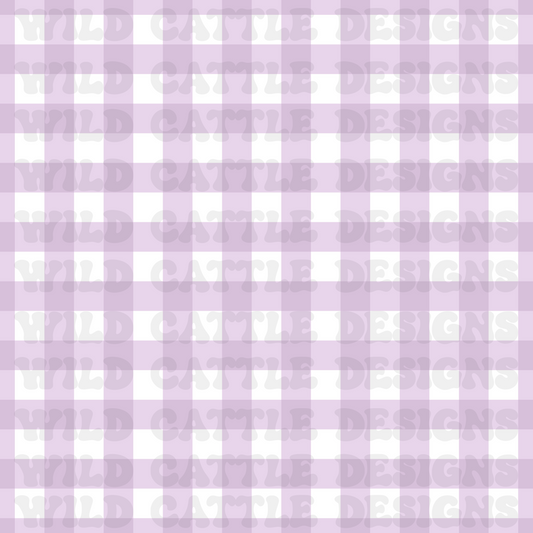 Purple princess plaid seamless