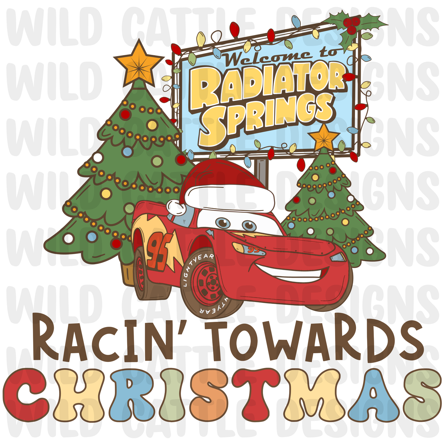 Christmas car town png