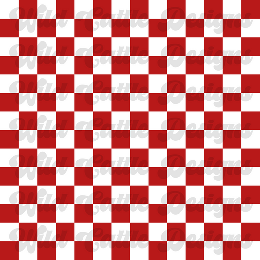 red checker seamless