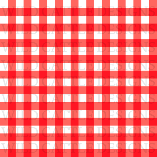 Red white and boujee plaid