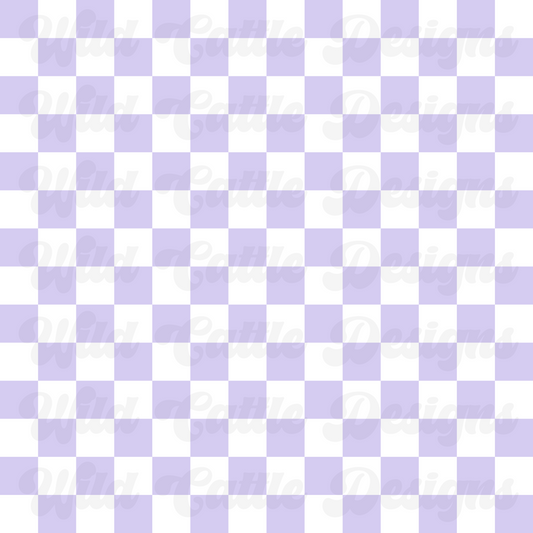 Retro pastel spring check seamless