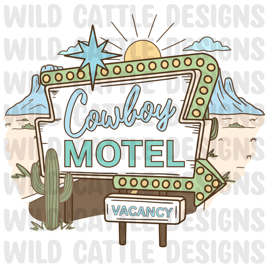 Route 66 Cowboy Motel PNG