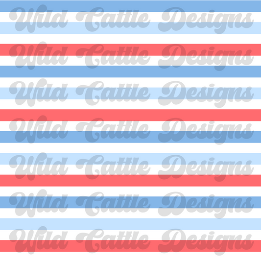 RWB howdy america stripe seamless