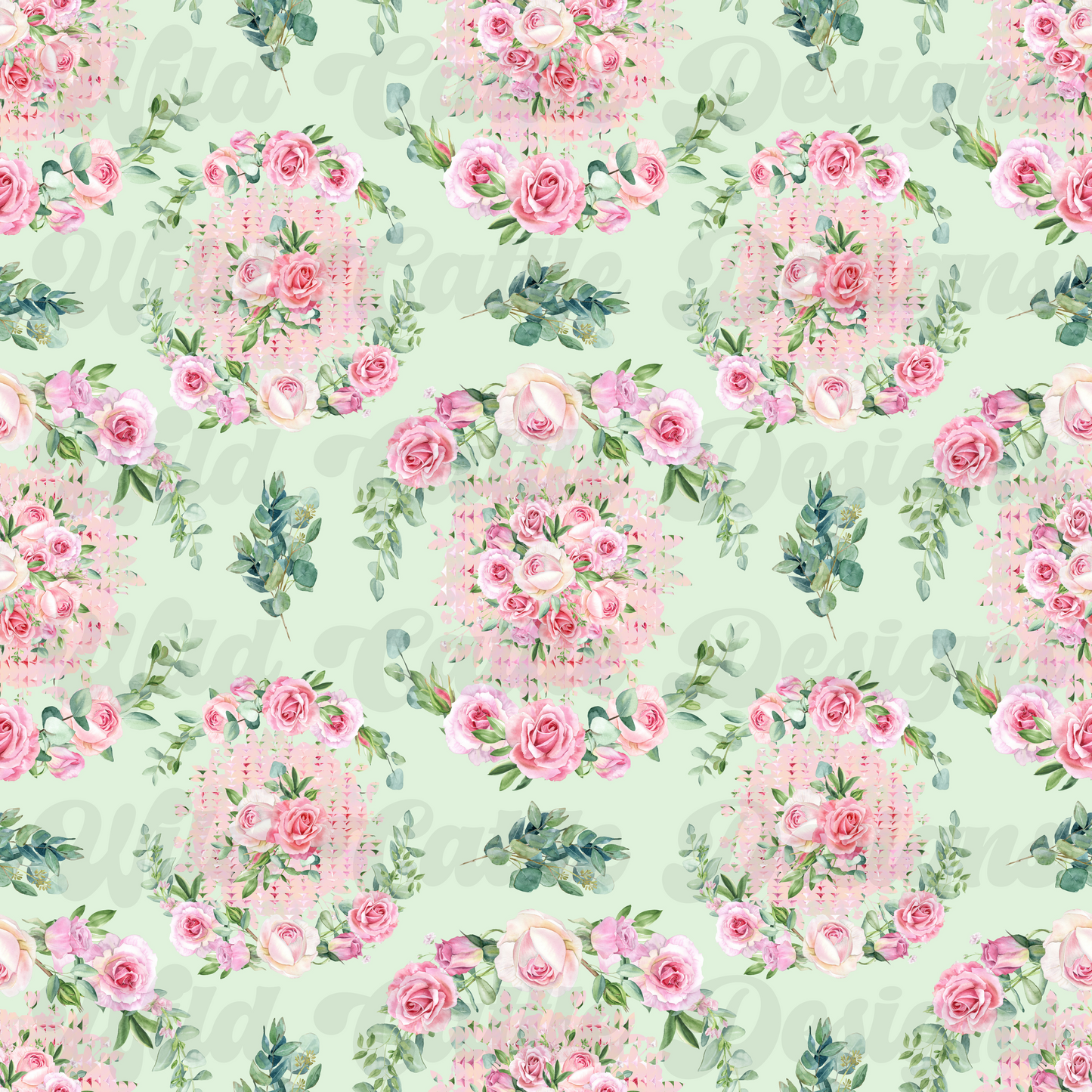 Shabby Chic Florals Seamless