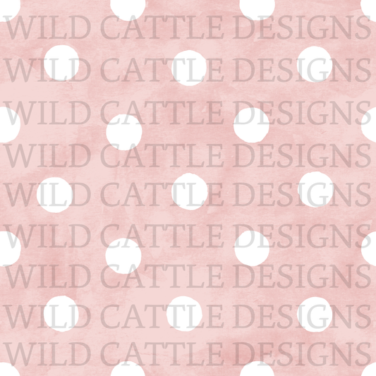 Shabby chic polka dots seamless