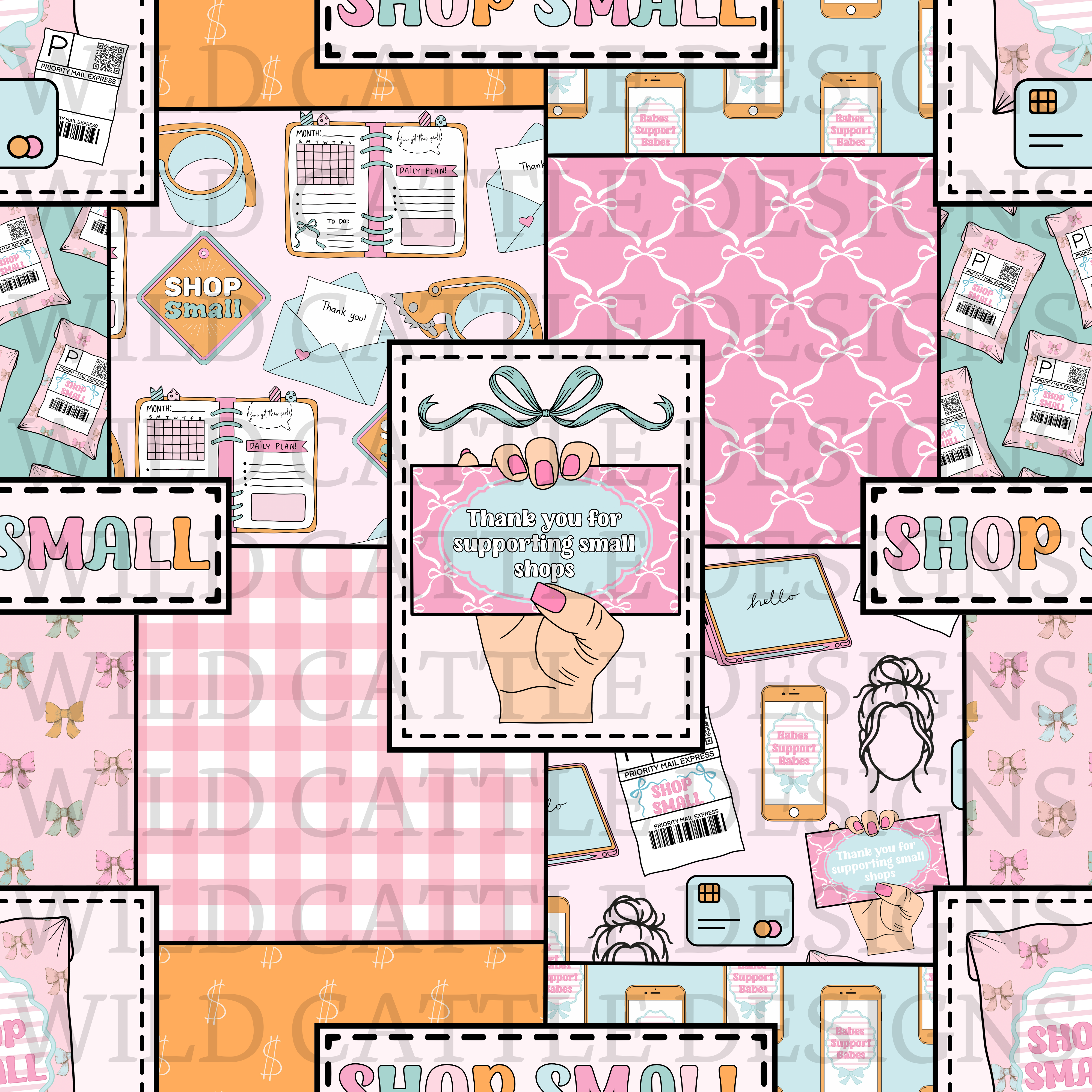 small shop patchwork – Wild Cattle Designs