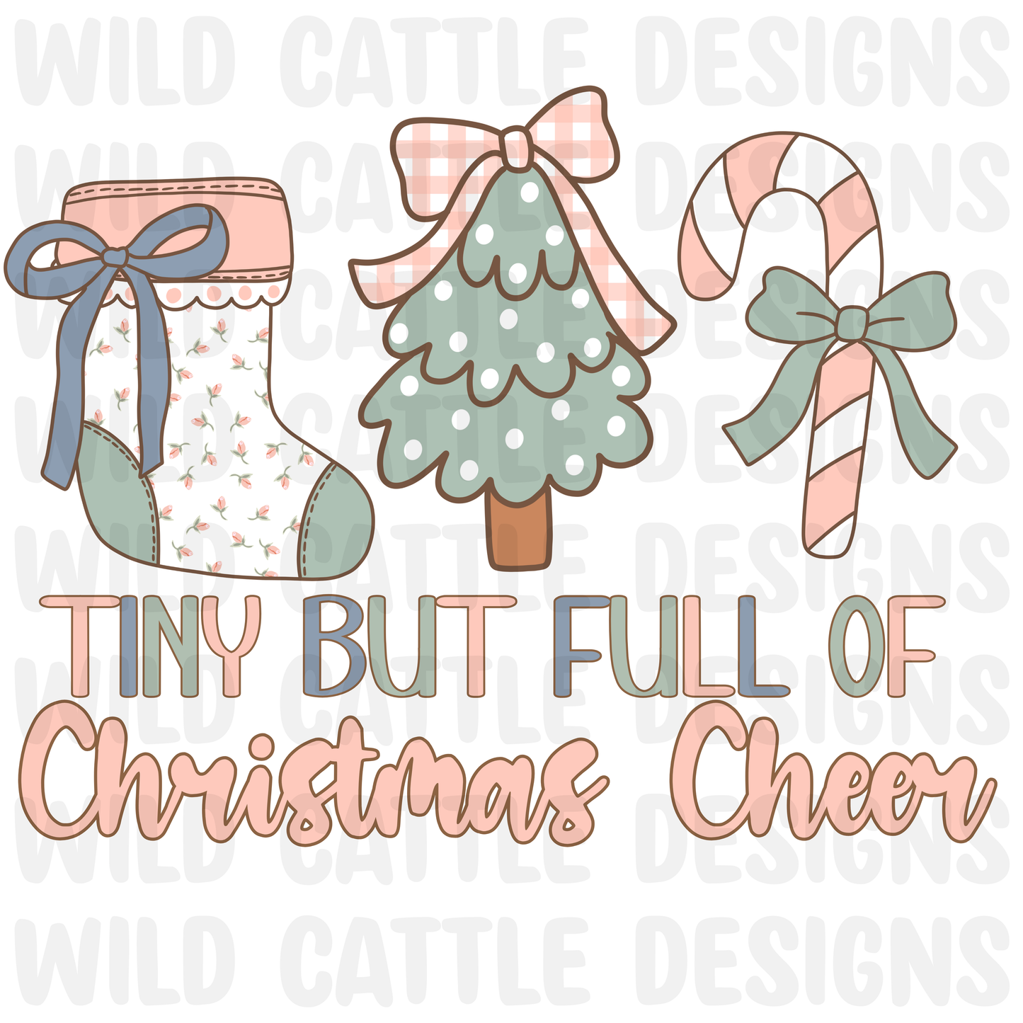 Smocked Cindy Christmas cheer png