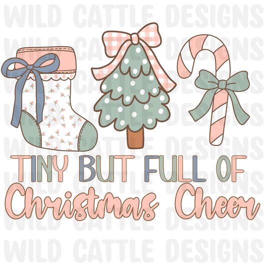 Smocked Cindy Christmas cheer png