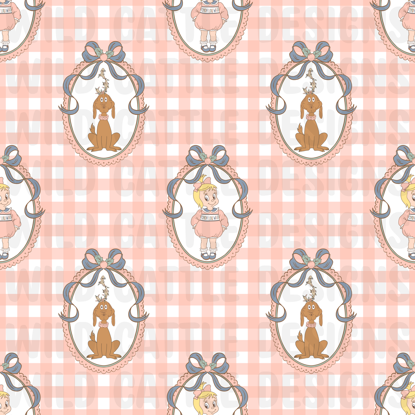 Smocked Cindy frames seamless