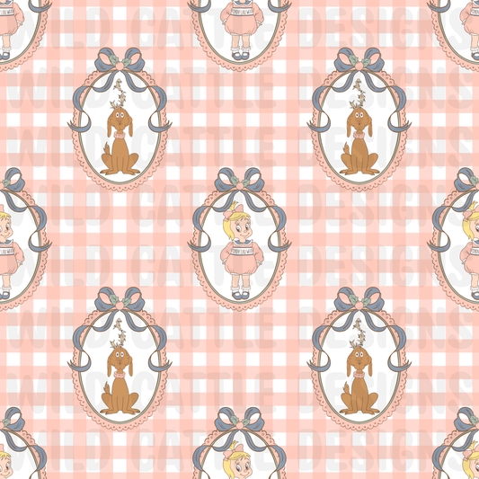 Smocked Cindy frames seamless
