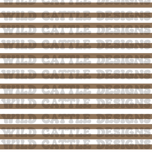 Southern christmas duck brown stripes seamless