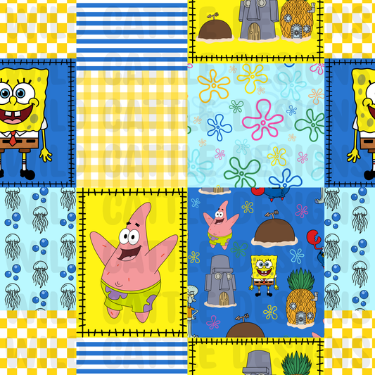 Sponge patchwork