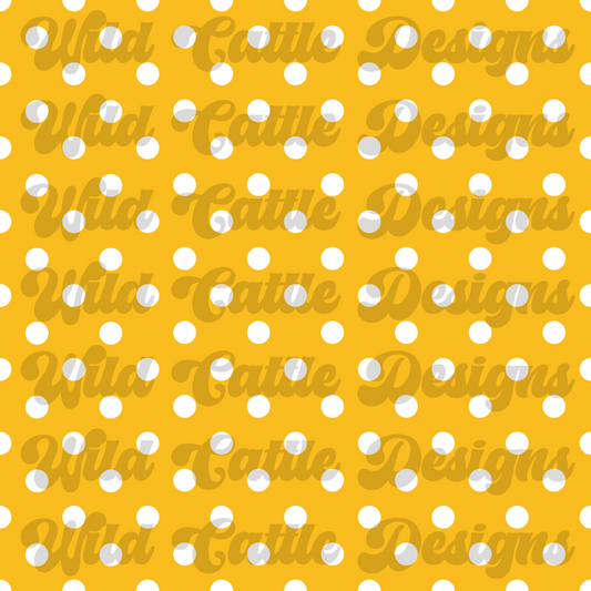 spring bee polka dot seamless