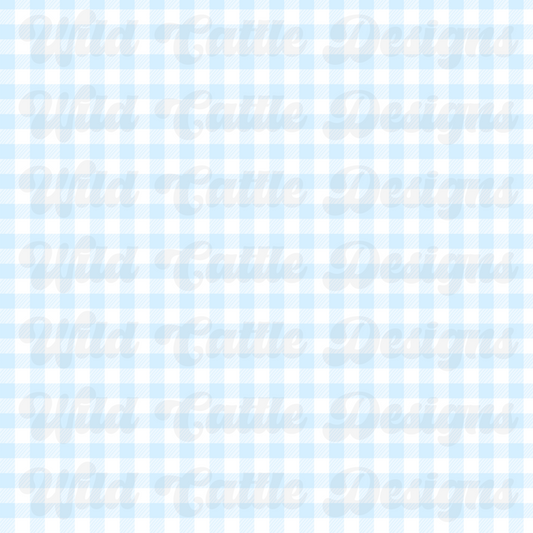spring blue plaid seamless