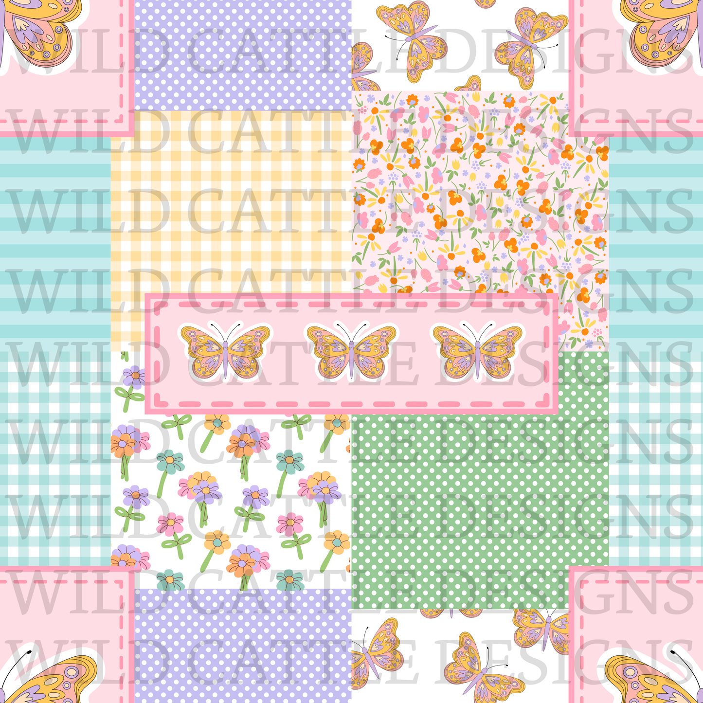 Springtime patchwork
