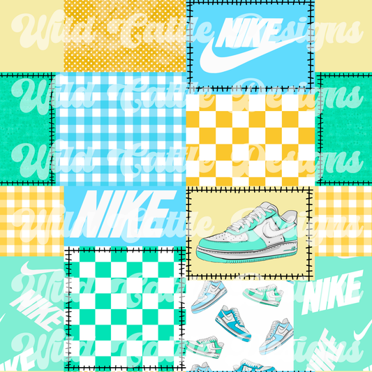 Summer checkmark patchwork